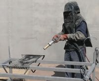 Durable powder coating process