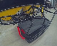 Black durable powder coating