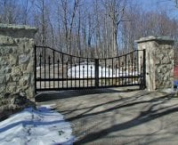 Black gate fencing ottawa