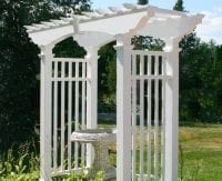 White gate entry