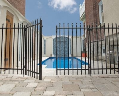 Pool fence and gate