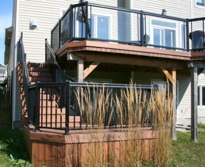 Deck railing designs