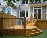 Multilayered wooden deck Ottawa
