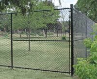 Tall chain fence