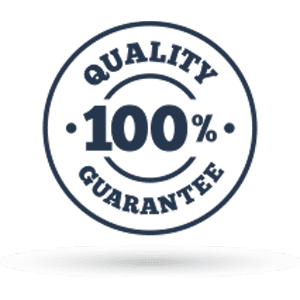 Quality 100% guarantee icon
