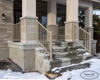 standard aluminum railing (clay)