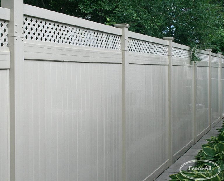 Add Lattice to Existing Vinyl Ottawa, ON Fence All