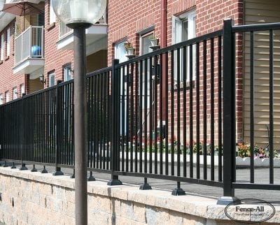 standard aluminum railing (black)