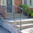 custom welded iron railing