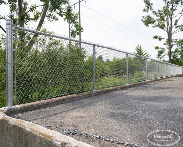 industrial chain link w/flange plates