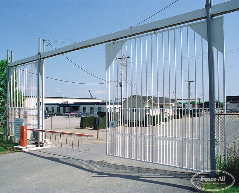 industrial overhead slide gate