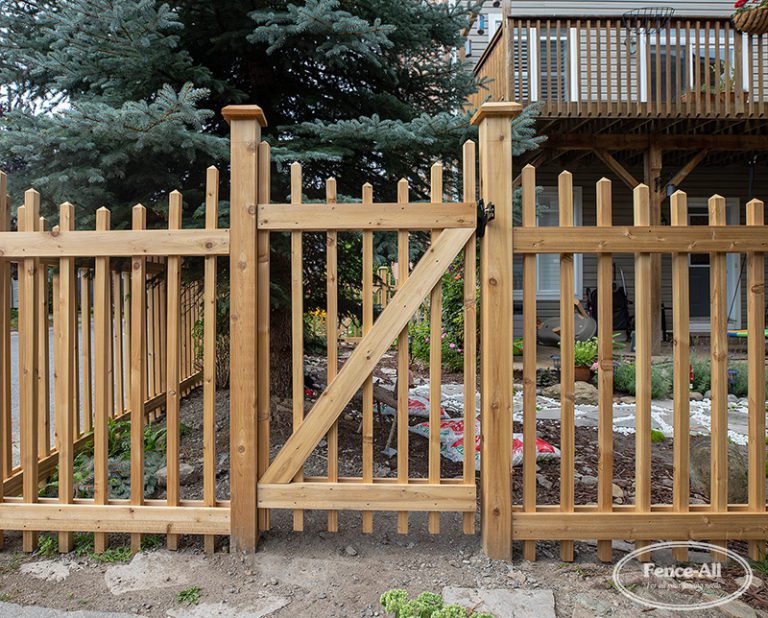 Wood Estate Gate | Wood Gates | Products | Fence All | Ottawa