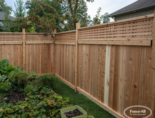 Can you leave my fence posts high so that I can add lattice/trellis down the line?