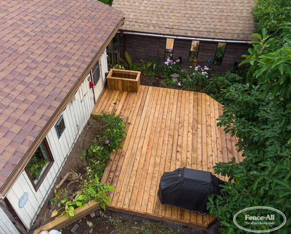 pressure treated deck