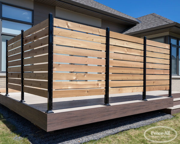 garden wall wood privacy screen