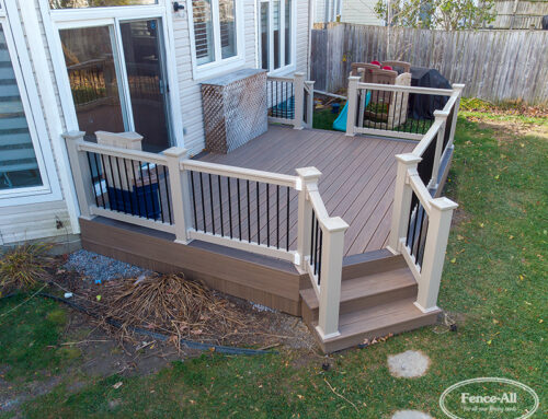 Where should I place my deck steps?