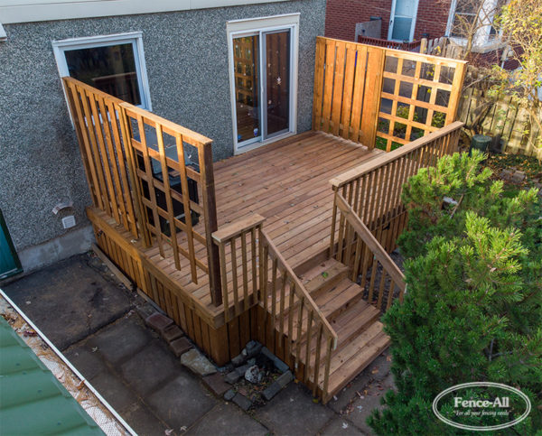 pressure treated deck