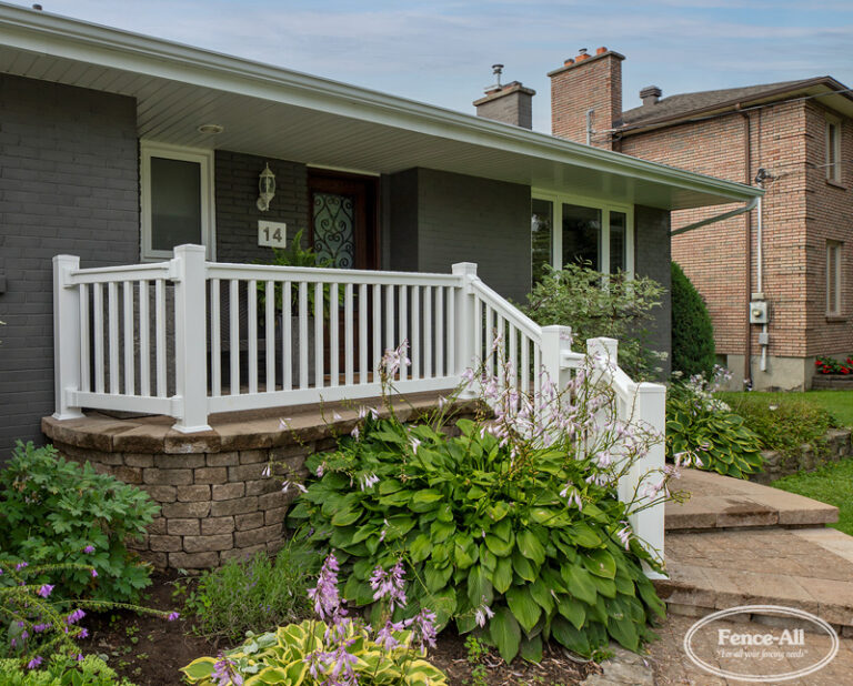 Standard Vinyl Railing | Products | Fence All | Ottawa, ON