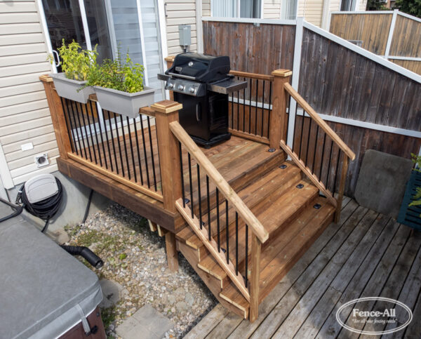 pressure treated deck