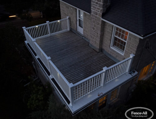 Do deck railings need lighting?