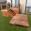 pressure treated sun deck