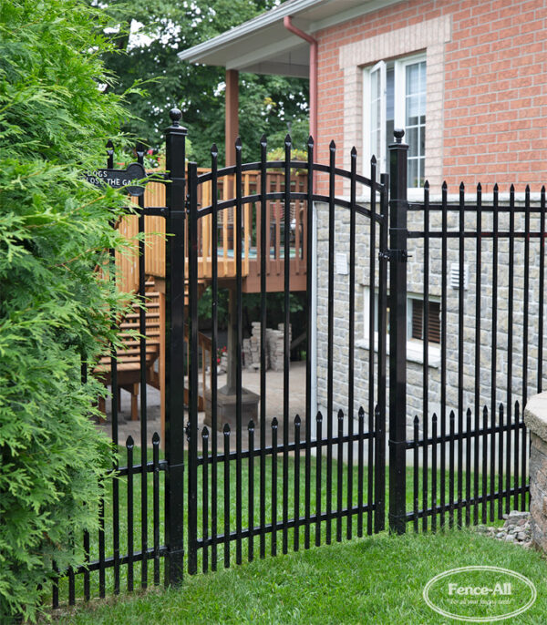 new york arched (convex) iron gate