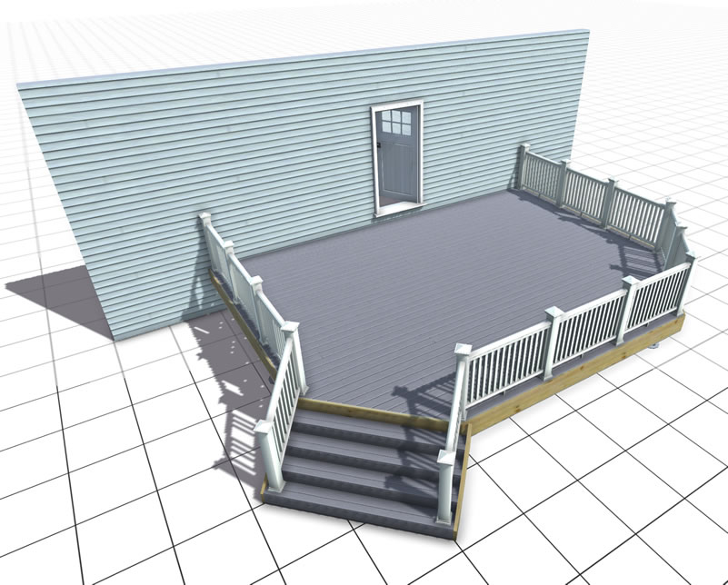 fence-all 3d deck