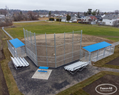 custom baseball fence