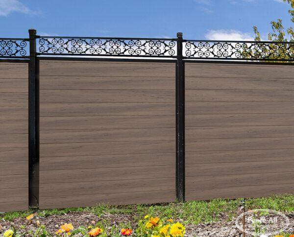 grand vinyl wall w/topper