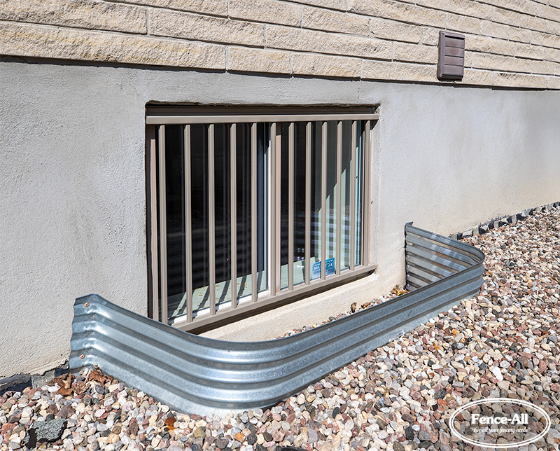 iron window/security grill (clay)