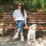 visually impaired lady