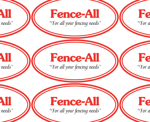 Fence-All logo pattern