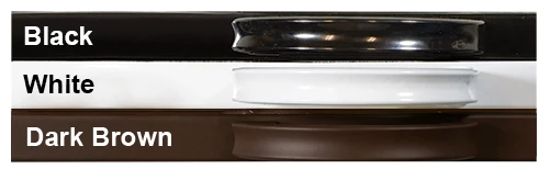 standard aluminum railing material colours